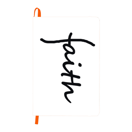 Faith Bound Journal | Christian Prayer & Bible Study Notebook (Gray)