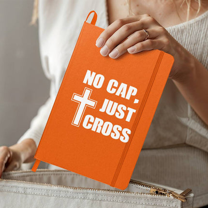 No Cap Just Cross Ambassador Bound Journal | Silver | Christian Notebook