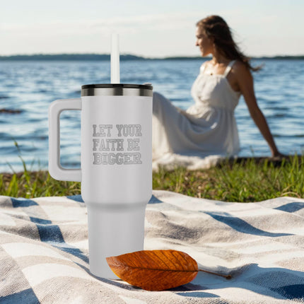 No Cap Just Cross 40oz Tumbler – Christian Gift for Women
