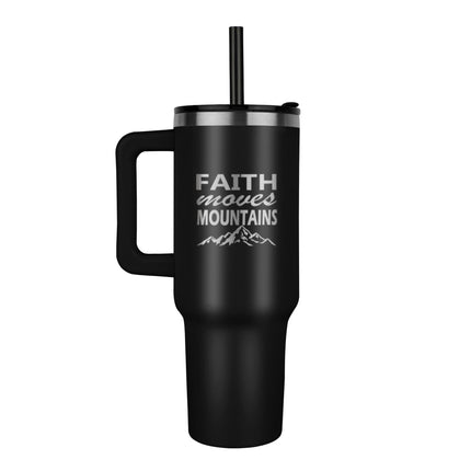 No Cap Just Cross 40oz Tumbler – Christian Gift for Women