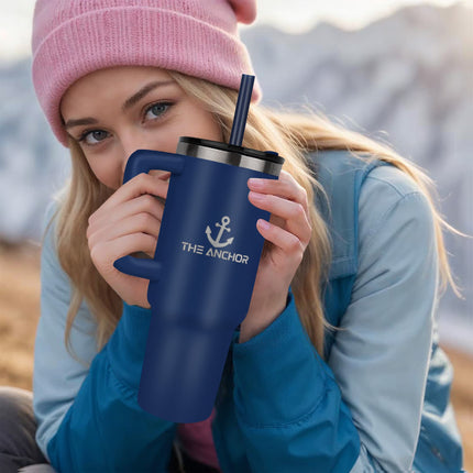 No Cap Just Cross 40oz Tumbler – Christian Gift for Women