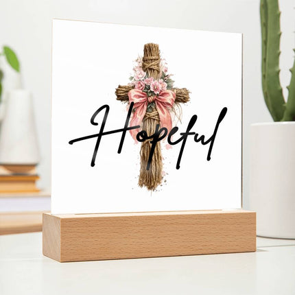 Enduring Acrylic Square – Christian Gift for Women