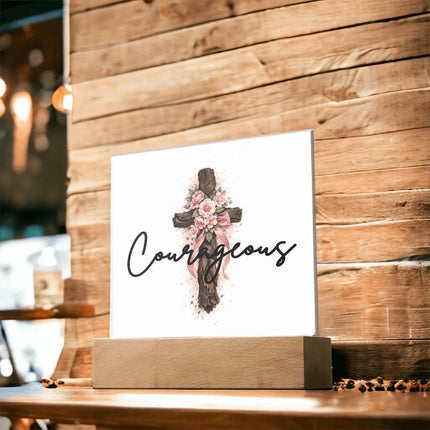Enduring Acrylic Square – Christian Gift for Women