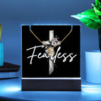 LED Battery Powered Base / 18K Yellow Gold Finish