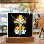 LED Corded Base / 18K Yellow Gold Finish