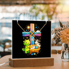 LED Corded Base / 18K Yellow Gold Finish