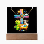 LED Battery Powered Base / 18K Yellow Gold Finish
