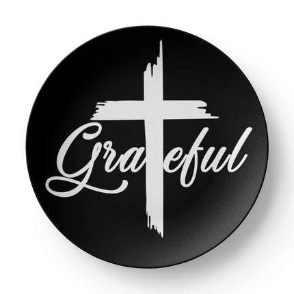 Saved by Grace 10" Plate – Christian Gift for Women