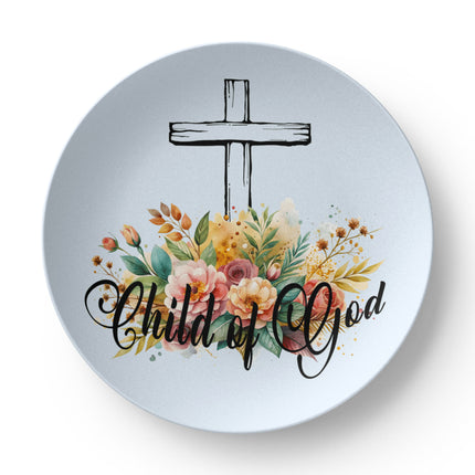 Saved by Grace 10" Plate – Christian Gift for Women