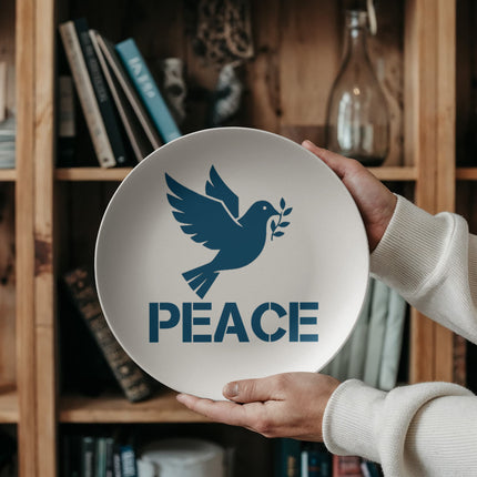 Saved by Grace 10" Plate – Christian Gift for Women