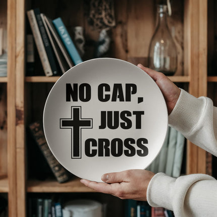 Saved by Grace 10" Plate – Christian Gift for Women