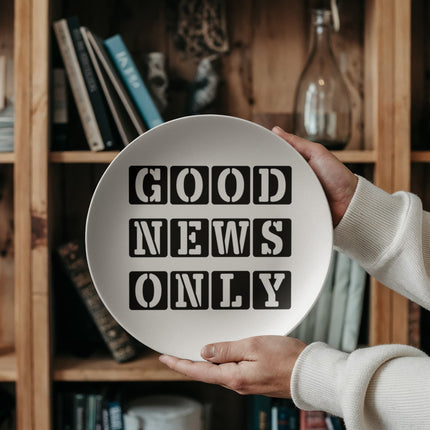 Saved by Grace 10" Plate – Christian Gift for Women