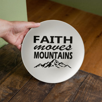 Saved by Grace 10" Plate – Christian Gift for Women