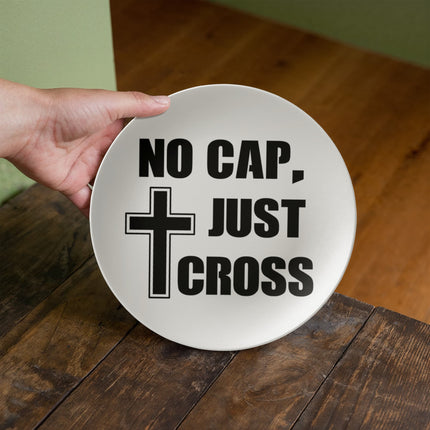 Saved by Grace 10" Plate – Christian Gift for Women