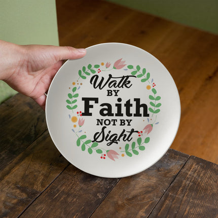 Saved by Grace 10" Plate – Christian Gift for Women