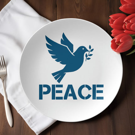 Saved by Grace 10" Plate – Christian Gift for Women