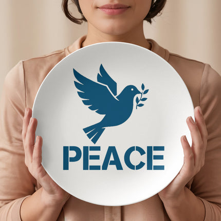 Saved by Grace 10" Plate – Christian Gift for Women