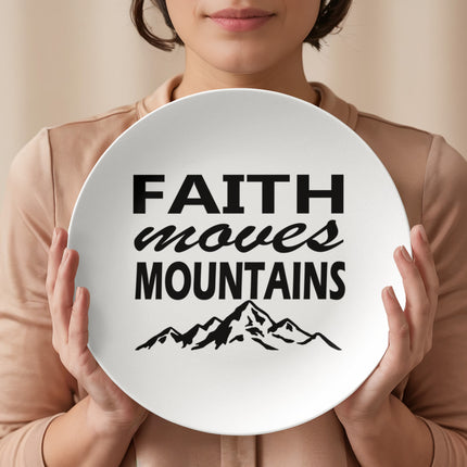 Saved by Grace 10" Plate – Christian Gift for Women