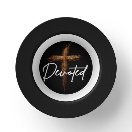 Devoted Cross Bowl – Christian Gift for Men