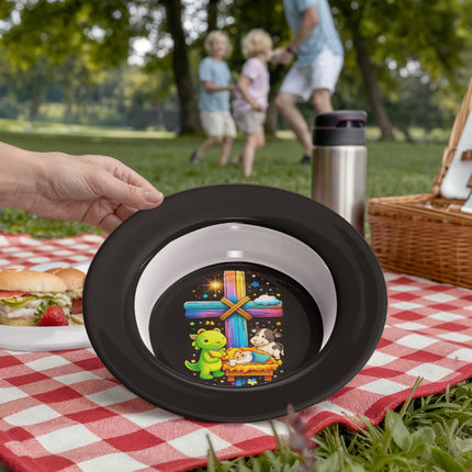 Dinosaur & Manger Kids Bowl – Christian Gift for Kids