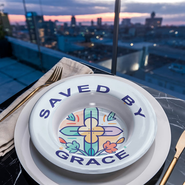 Saved By Grace | Uplifting Christian Bowl | Gift for Her