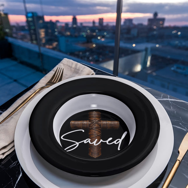 Saved Cross Bowl – Christian Gift for Men