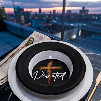 Devoted Cross Bowl – Christian Gift for Men