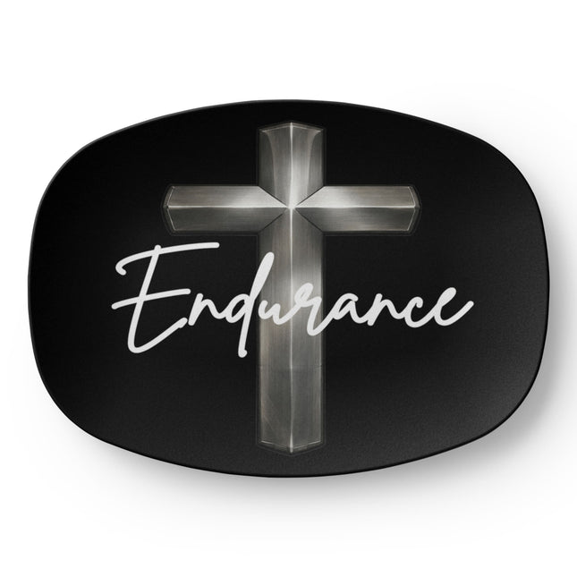 Endurance Cross Platter – Christian Gift for Men