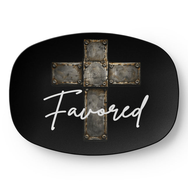 Favored Cross Platter – Christian Gift for Men