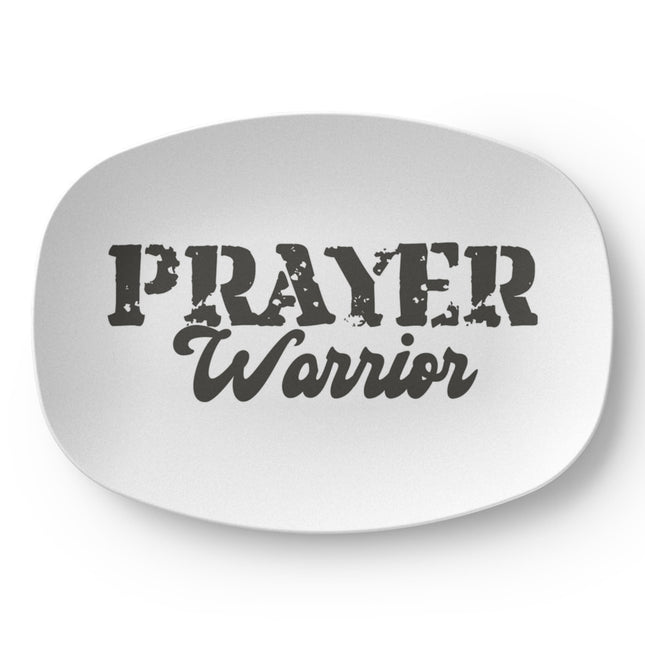 Prayer Warrior | Bold Christian Platter | Gift for Her