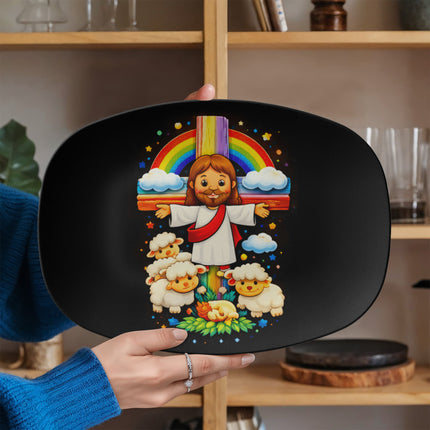 Jesus & Little Lambs - Platter - Gift for Kids