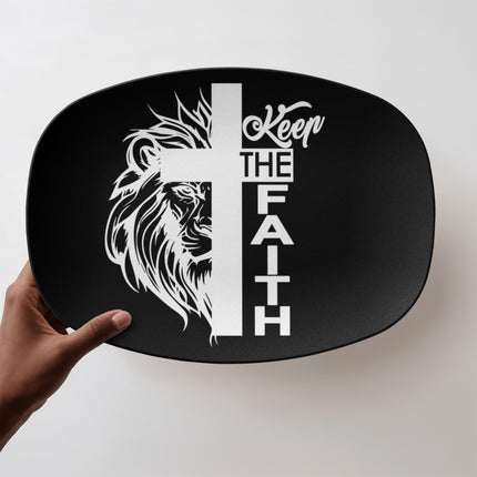 Faith Over Fear Platter – Christian Gift for Women