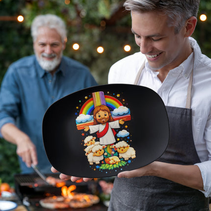 Jesus & Little Lambs - Platter - Gift for Kids