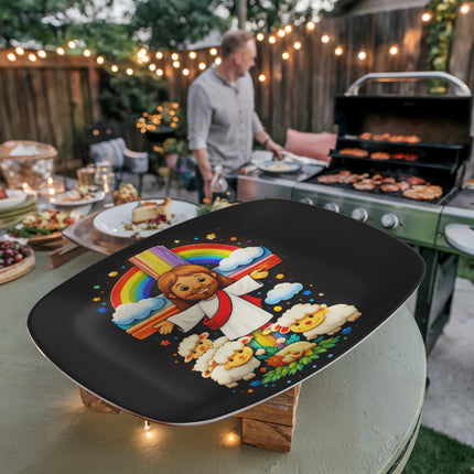 Jesus & Little Lambs - Platter - Gift for Kids