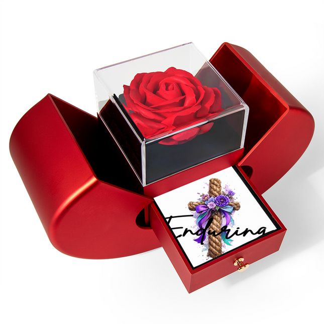 Enduring | Christian Heart Gift Box Love Knot Necklace | Gift for Her