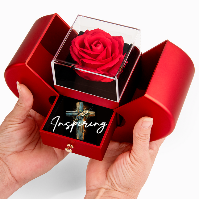Inspiring | Christian Heart Gift Box Love Knot Necklace | Gift for Her