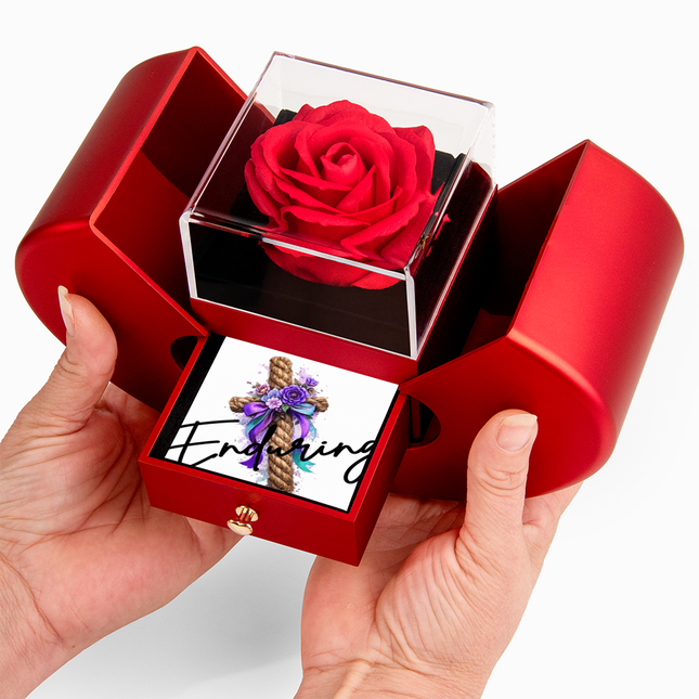Enduring | Christian Heart Gift Box Love Knot Necklace | Gift for Her