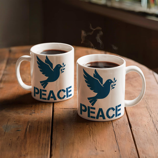 Peace Dove | Inspirational Christian White Mug | Gift for Her
