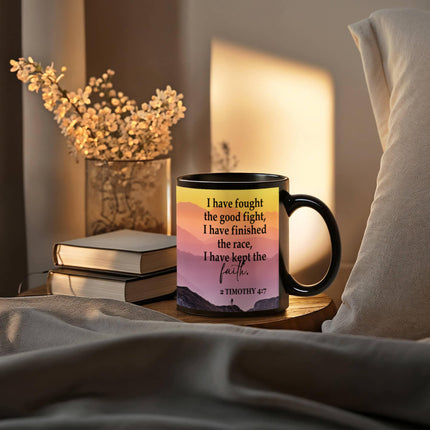 2 Timothy 4:7 Christian Coffee Mug | I Have Kept the Faith