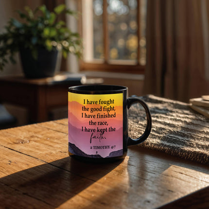 2 Timothy 4:7 Christian Coffee Mug | I Have Kept the Faith