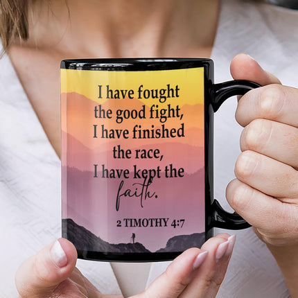 2 Timothy 4:7 Christian Coffee Mug | I Have Kept the Faith