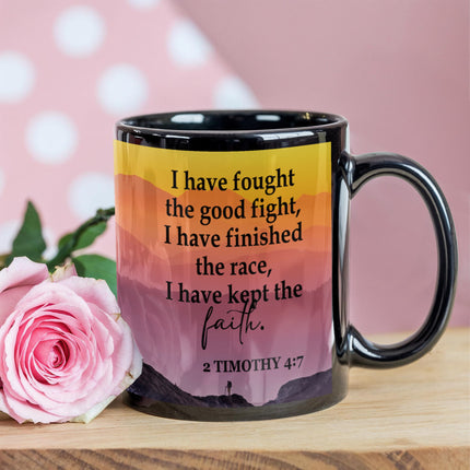 2 Timothy 4:7 Christian Coffee Mug | I Have Kept the Faith