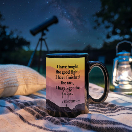 2 Timothy 4:7 Christian Coffee Mug | I Have Kept the Faith