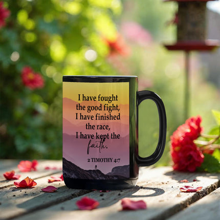 2 Timothy 4:7 Christian Coffee Mug | I Have Kept the Faith