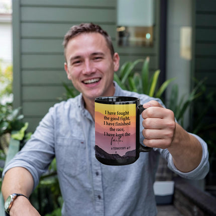 2 Timothy 4:7 Christian Coffee Mug | I Have Kept the Faith