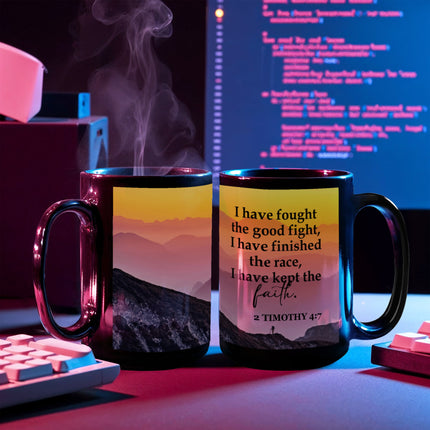2 Timothy 4:7 Christian Coffee Mug | I Have Kept the Faith