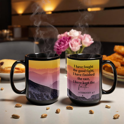 2 Timothy 4:7 Christian Coffee Mug | I Have Kept the Faith