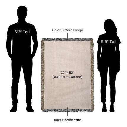 Endurance Cross Woven Blanket – Christian Gift for Men