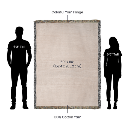 Favored Cross Woven Blanket – Christian Gift for Men