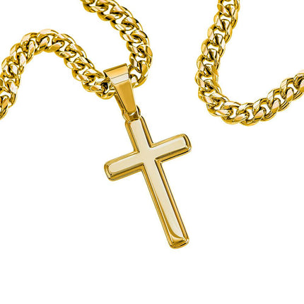 Hebrews 10:23 Cross Necklace | Hold Unswervingly to Hope Gift